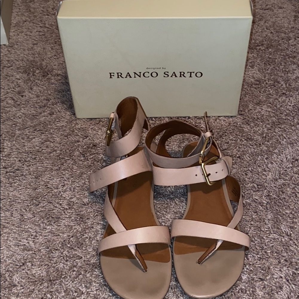 Franco Sarto nude sandals. Size 11